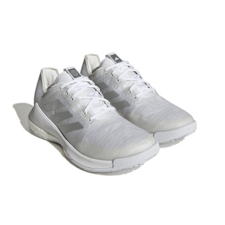 adidas Indoor Court Shoes CrazyFlight white/silver Ladies